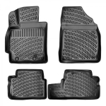 Auto kummimatid mustad 3D RIZLINE TOYOTA AURIS I (2006-2012)