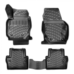 Auto kummimatid mustad 3D RIZLINE VOLVO V70 III (2007-2016)