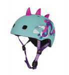 Laste kiiver Micro 3D Dragon, roheline