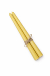 Valged lauak&uuml;&uuml;nlad naturaalsest mesilasvahast, 26 cm (2 tk)
