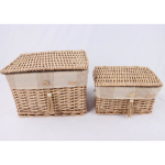 Korv Willi Stripe kaanega 36x26xH25cm
