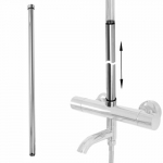 Pikendusadapter vanni-du&scaron;ikomplektile Rea, Chrome, 60 cm