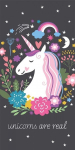Unicorn Rannar&auml;tik, 70x140 cm
