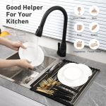 N&otilde;udekuivatusrest Rainsworth, 52,6 x 34,6 cm, must