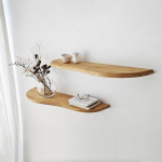 Seina riiul, Asir, 100x25 cm, beež