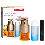Clarins Double Serum Eye Value Pack naistele: silmaseerum, 20 ml + silmameigi eemaldaja, 50 ml + ripsmetu&scaron;&scaron; Lift & Curl, 3 ml