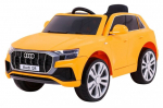 &Uuml;hekohaline laste elektriauto Audi Q8 Lift, kollane
