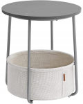 Kohvilaud Leobert LET223G49, hall/valge