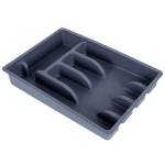 S&ouml;&ouml;giriistade sahtli vooderdis, hall, 5 lahtrit, 36x25,5x5,5 cm