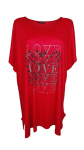 Tuunika naistele Kinga, punane, 7XL