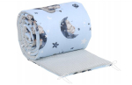 Pehme v&otilde;revoodi kaitse Babymam, 180x30 cm, Blue/Gray