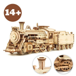 LIVMAN ZY-173 3D puidust aururongi puslekomplekt, m&otilde;&otilde;tkavas 1:80, 308 t&uuml;kki