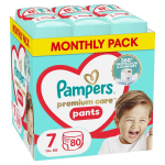 Pampers Premium Care P&uuml;ksm&auml;hkmed, Suurus 7, 80 M&auml;het, 17kg+