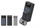 Akupank Toitepank p&auml;ikesepaneeli ja kaablitega 30 000 mAh