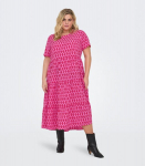 Only Carmakoma naiste kleit 15312232*02, roosa/punane, 42