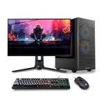 Arvuti Gaming PC Cyber 2 Komplekt, AMD Ryzen&trade; 5 5600 4.6 GHz, 1 TB SSD, RAM 16 GB, GeForce RTX&trade; 5060 8GB, PSU 600W, Windows 11 24″ 1920 x 1080 @ 180Hz