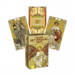 Kuldsed minikaardid Golden Art Nouveau Tarot