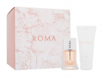 Komplekt Laura Biagiotti Roma Fiori Bianchi naistele: tualettvesi EDT, 25 ml + kehapiim, 50 ml