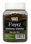 Premium roheline pipar 110 g, Auk&scaron;čiausios kokybės rinktiniai žalieji pipirai 110 g daugkartinio naudojimo stiklainyje