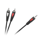 Kaabli pistikupesa 3,5 - 2rca 3,0 m
