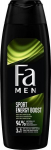 Du&scaron;igeel ja &scaron;ampoon Fa Men Xtreme Sport Energy Boost Shower Gel, 750 ml