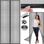 Uksev&otilde;rk putukate vastu 100x210cm, must