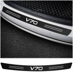 Volvo V70, Carbon Black, ME Premium, Tagumine Kaitseraua Kleebis, Carbon Black, Volvo V70, Carbon Black, ME Premium, Galinio Bamperio Lipdukas, Carbon Black