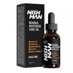 Habeme ja vuntside hooldus&otilde;li Nishman Beard & Mustache Care Oil meestele, 30 ml
