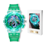 S&auml;rava tule ja multifilmitegelase disainiga lastekell LIVMAN CC-86