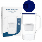 Wessper D1 SOLID FutureFlow filterkannu 3.3l sinine + 1x aquamax