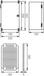 UNIbox pinnapealne jaotuskilp 300x200 Uni MINI T