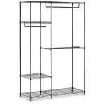 Traatriiul riidekappi garderoobi 4 riiulit 3 riidepuud 120 x 45 x 179,5 cm kuni 270 kg