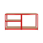 Hoiuriiul metallist 180x90x40, punane
