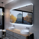 Peegel LED-valgustusega Vannituppa, Magamistuppa, Elutuppa - Modena - 170 cm, 80 cm, LED Veidrodis Modelis - Modena 170 cm x 80 cm