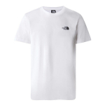 M s/s simple dome tee the north face nf0a87ngfn4 vīrie&scaron;iem balta meestele valge NF0A87NGFN4