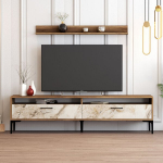 2-osaline telerialuse komplekt Asir Istanbul, valge/pruun