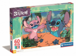 Pusle maxi SuperKolor Disney Stitch Clementoni, 60 osa