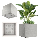Lillepott Lillepott ratastel Eco 40x40cm hall