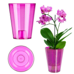 Lillepoti kate Orhidee Lillealusele Plastist lilled 12 cm Roosa