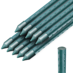 10x Taimevarras 150cm Tomat Flower Support kaetud terasest