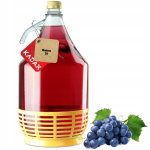 Wine Carboy 5L Lady Balloon Korvveinipudelis + Sulgemine