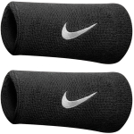 Nike K&auml;epael Swoosh Doublewide Wristbands Black NNN05 010 NNN05 010