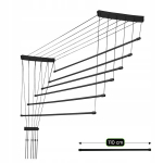 Lagi Vannitoa pesukuivati 6 varda 110cm Vastupidav tahke