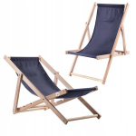 Garden Beach Lamamistool Puidust lamamistoolid 2 tk