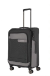 TRAVELITE VIA kohver hall must MEDIUM 66cm, TRAVELITE VIA lagaminas pilkas juodas MEDIUM 66cm