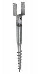 Kolonni alus teras 120x865mm puurauguga