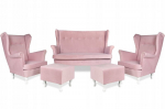 Komplekt lounge m&ouml;&ouml;bel uszak Ari diivan tugitoolid poufs Family Furniture set