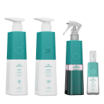 Komplekt lokkis juustele Nishlady: &scaron;ampoon, 503 ml + palsam, 503 ml + kahefaasiline palsam, 386 ml + seerum, 97 ml