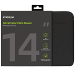 INNOSTYLE S&Uuml;LEARVUTI KOTT 14" VEEKINDEL &Uuml;MBRIS OMNIPROTECT SLIM MUST