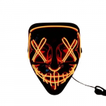 K&uuml;berpunk LED Punane Mask